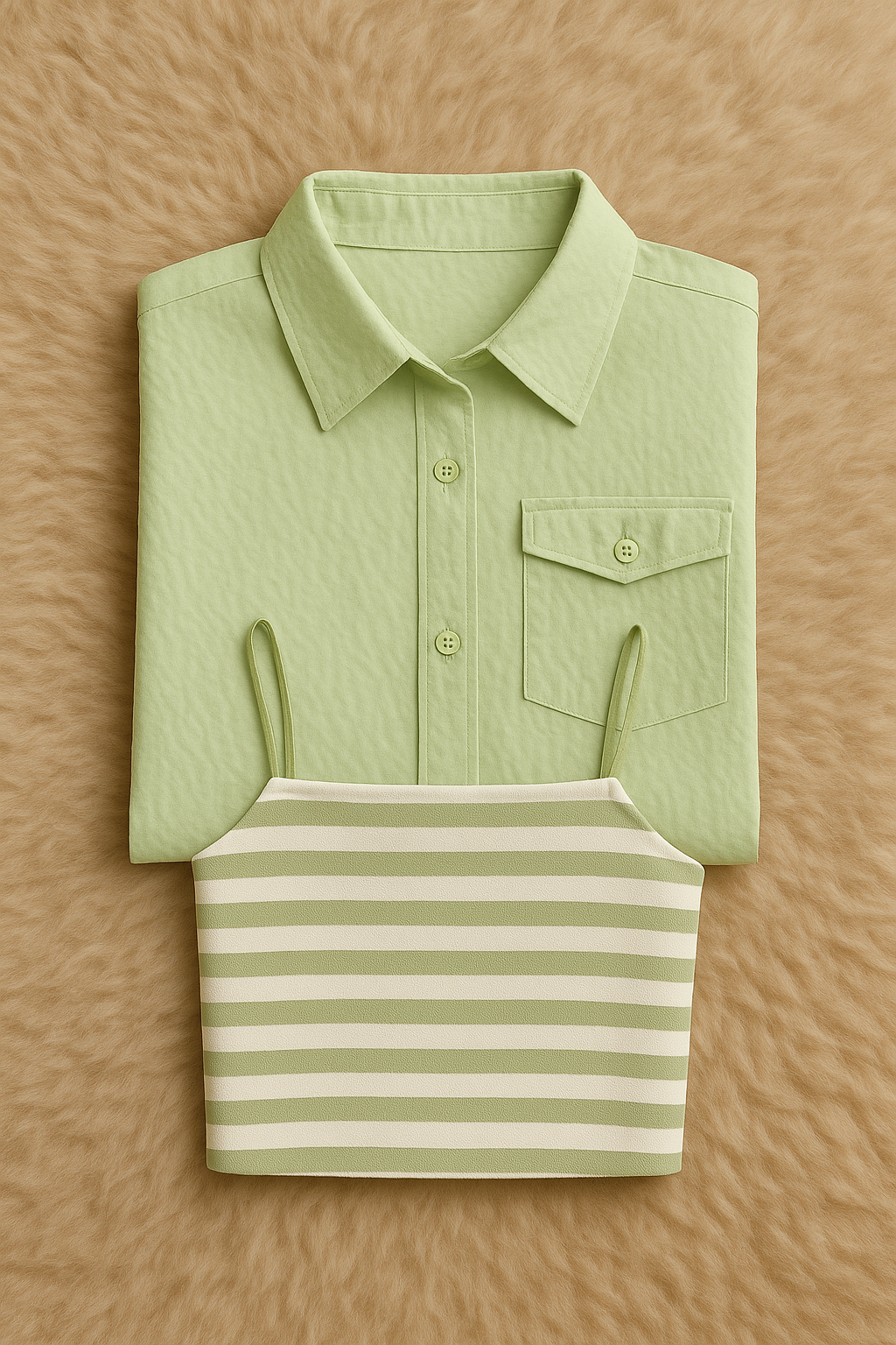 Shirt with Lycra Striped Inner